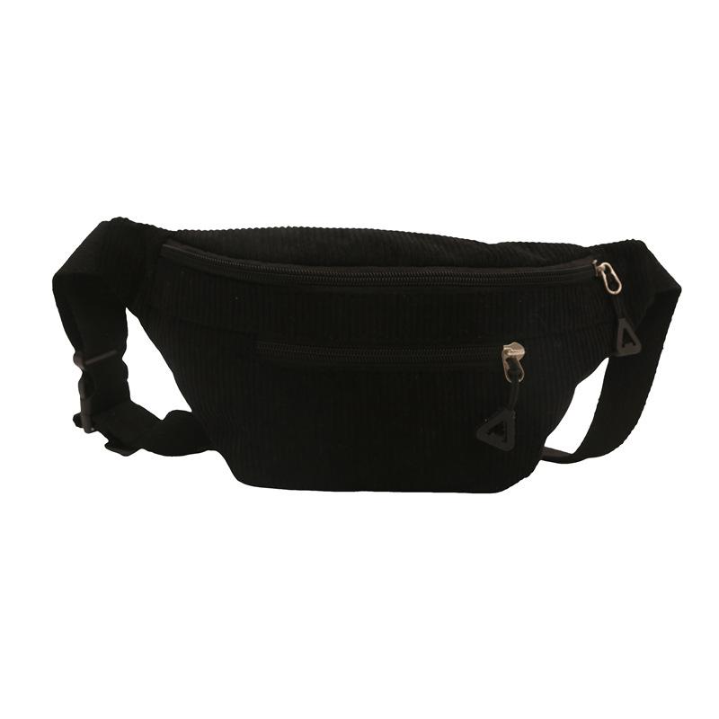 Lightweight Waist Bag New Style Velvet Casual Ladies Multi Purpose Crossbody Bag Versatile Fashion Simple Breast Bag Cycling Bag