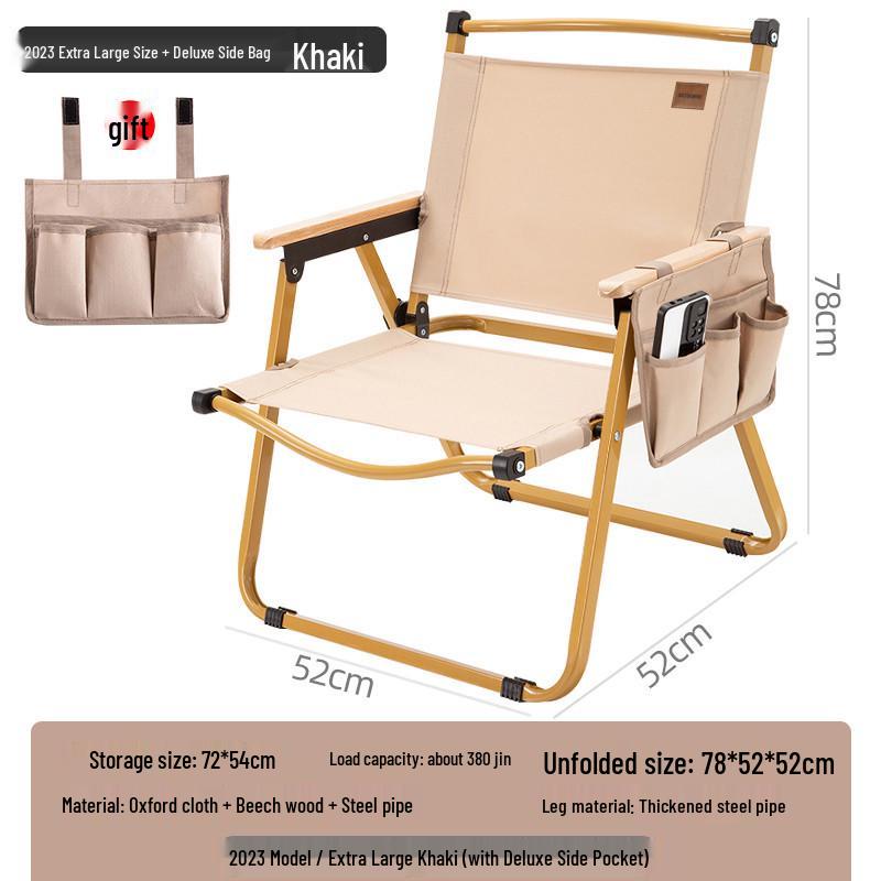 Kermit Outdoor Folding Chair: Camping, Fishing, and Beach Stool
