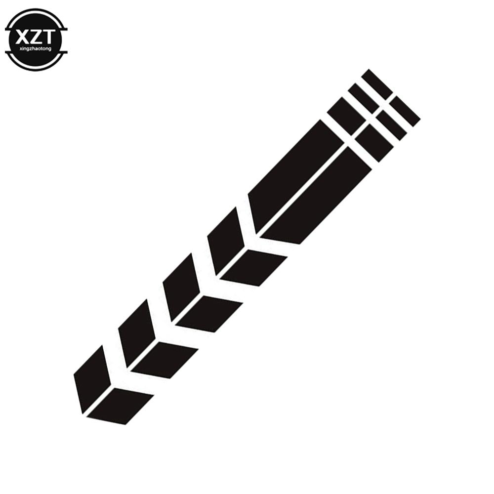 Colorful Arrow Stripe Sticker Motorcycle Fender Paste Waterproof Oilproof Reflective Arrow Decal Stickers Moto Decor Accessories