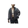 Nike FW24 Casual Comfortable Hooded Jacket Women Jackets Blue Gray HQ4890-060