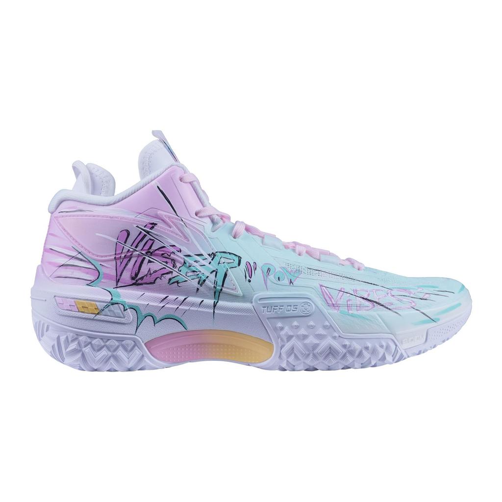 Li Ning Jie Ao Basketballschuhe Herren Mittelhoch Pink ABFT035-9(Team41-S-BOX)