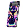 Colorful Cat Design Hard PC Phone Case For Samsung Galaxy Z Flip 7 6 5 4 Black Cover For Galaxy Z Flip 3 Foldable Shell Fundas