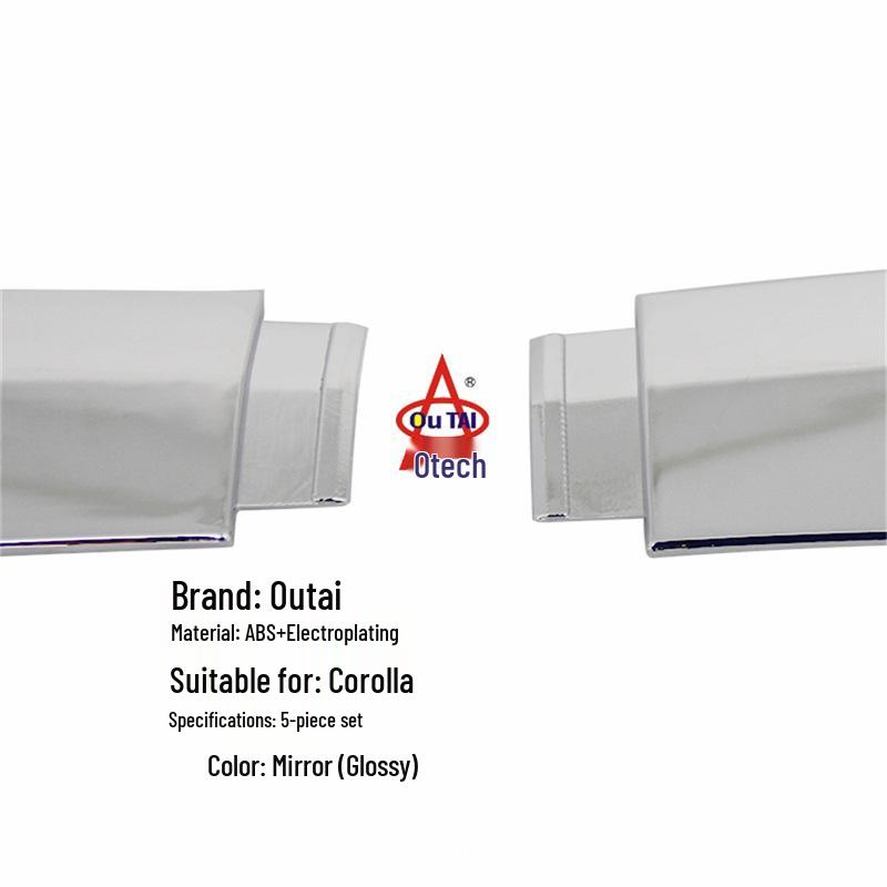 Otai Rear Bumper Trim & Fog Light Cover for 19 Corolla Models