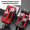 Adjustable Punch Positioning Guide Positioning Tool for Accurate Drilling in Aluminum Alloy and Metalwork Projects