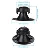 1/2Pcs Durable 96mm Audio Tweeters 150W Treble Piezo Loudspeakers Ceramic Piezoelectric Audio Speaker