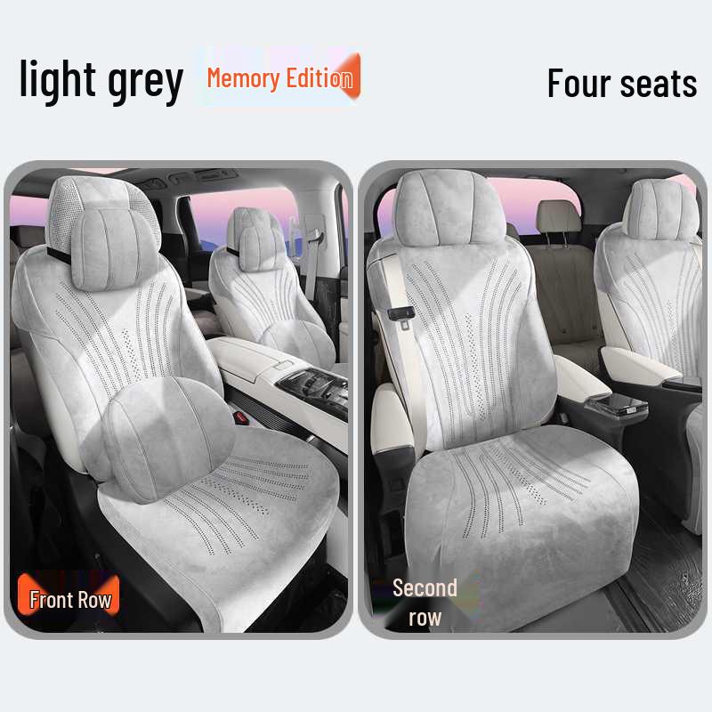Universal All-Season Breathable Flocking Fabric Car Seat Cover for Denza D9 (202526)
