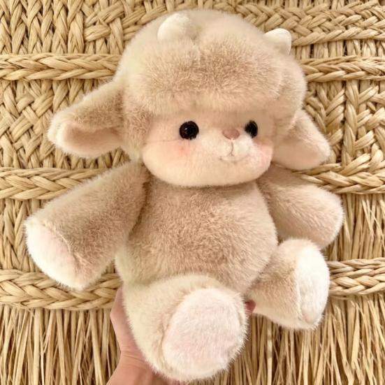 Running Highland Cow Plush Toy 45cm Cute Stuffed Animal Panda Huggable Pillow Birthday Gift for Kids Adults Home Office Decor
