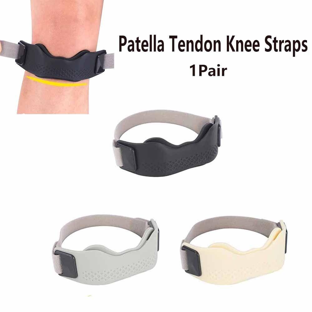1Pair Flexible Patella Tendon Knee Straps Fixed Protection Sports Support Band  Sports Use