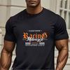 Vintage Motorcycle Racing Tshirt Funny Present for Mens Short Sleeve TShirts Oneck Top Tees