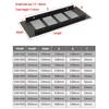 Air Vent Cover Aluminium Alloys Ventilations Grilles for Wardrobes Cabinet