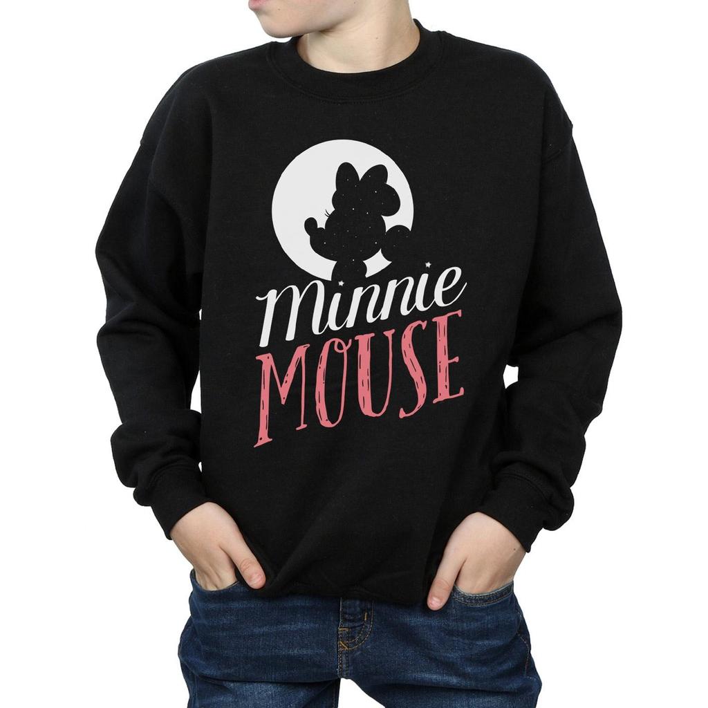 Disney Boys Minnie Mouse Moon Silhouette Sweatshirt