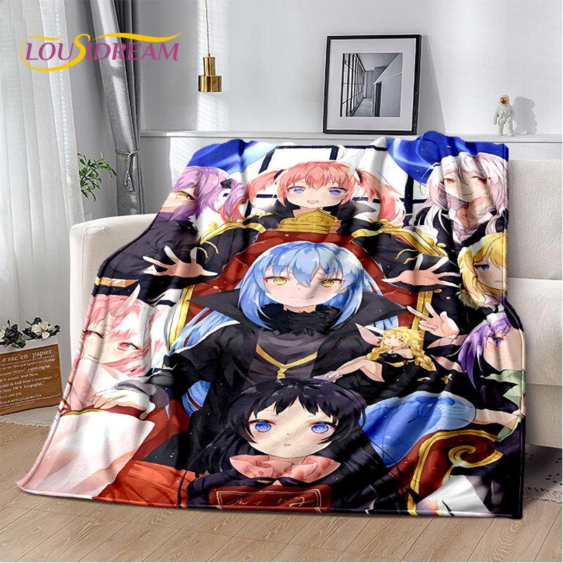 I Got Reincarnated As A Slime Anime Soft Plush Blanket,Flannel Blanket Throw Blanket for Living Room Bedroom Bed Sofa Picnic Kid