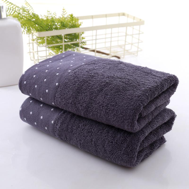2Pcs Bathroom Cotton Towels Set 35x75cm 70x140cm Brown White Blue Hand Face Bath Towel Soft Gift Absorbent Sport Towel