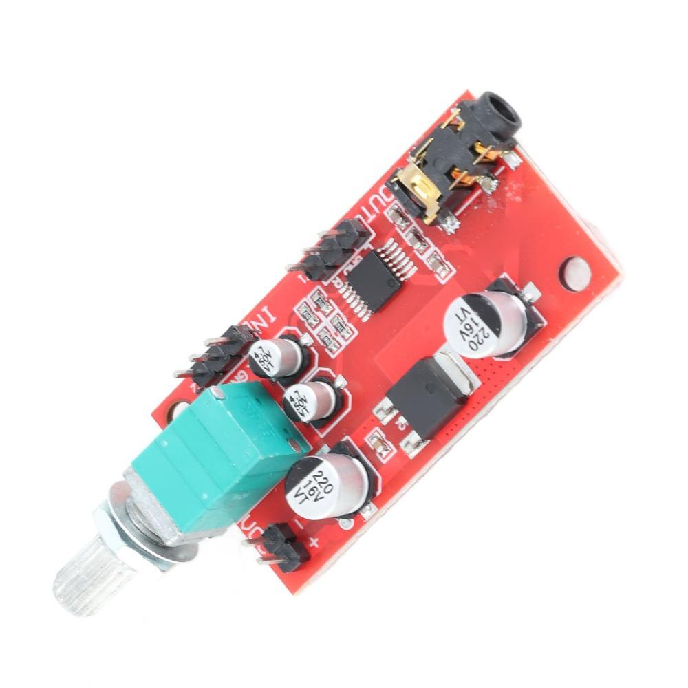2Pcs DC 3‑12V Headphone Amplifier Module MAX4410 Mini Earphone Amplifier Module Portable Audio