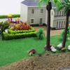 Large Grass 1 Artificial 2mm 400mm X for Grass Model Miniature Model and DIY Mat, Roll, Turf, Yellow-Green, Thick, 1000mm, Buildings, Decorations,