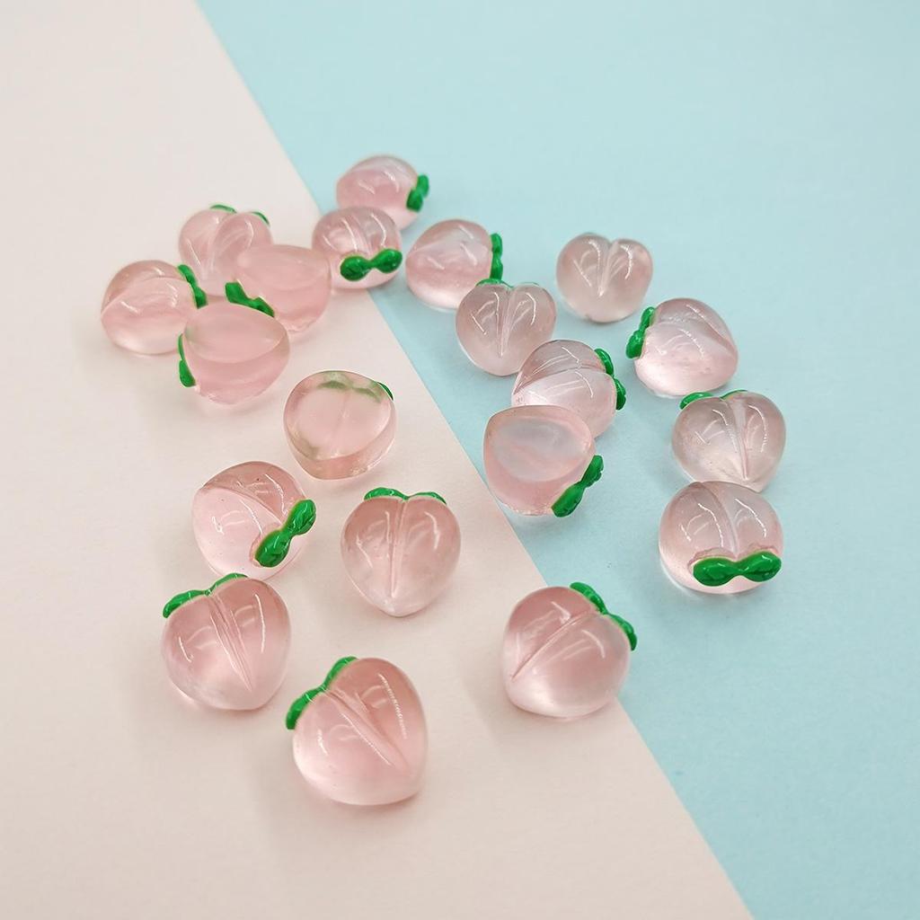 Crystal Peach Resin Pendant DIY Kit - Cute Ornaments & Accessories