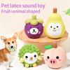 Dog Sounding Toy Creative Fruit Toys Animal Dog Toys Self Entertainment Teeth Grinding Teeth Cleaning Dog Interactive Play Toys
