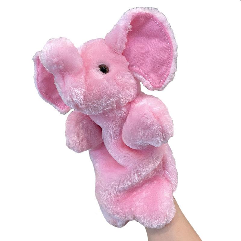 Animal Hand Puppet Cat Dolls Plush Hand Doll Early Education Learning Toys Children Marionetes Puppets for telling story