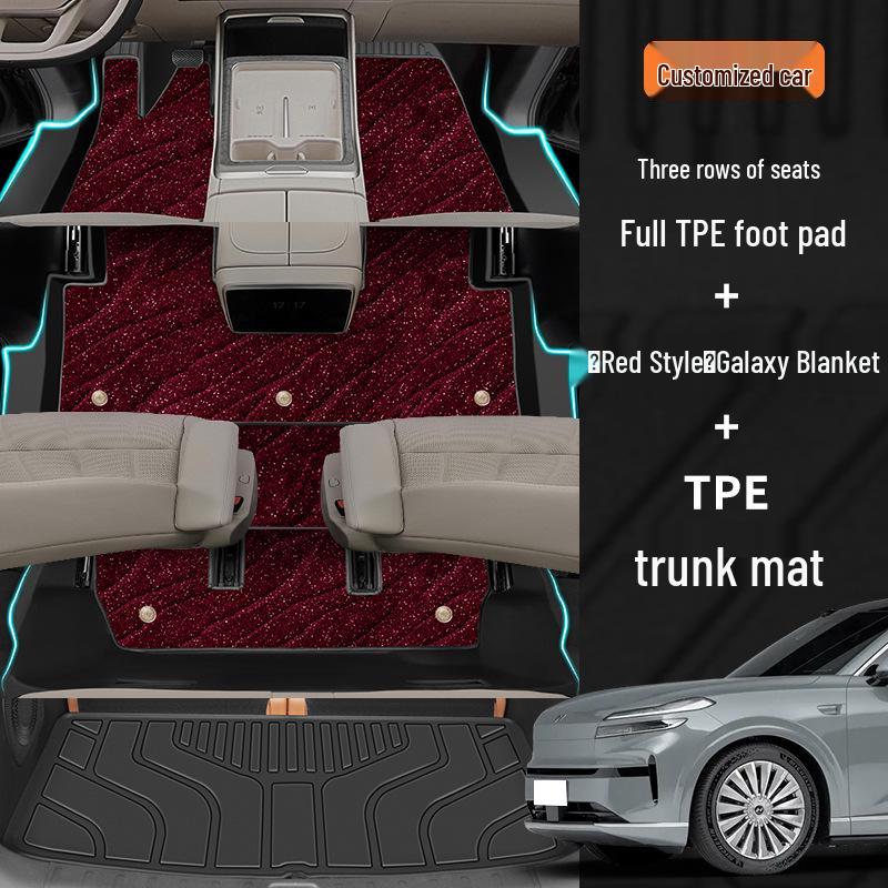 2025 Lydo L90 Special TPE Full Coverage Floor Mats for Six-Seven Seat Cars
