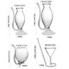 Innovative Pipe Molds Cocktails Glass Elegant Cocktails Glass with Sturdy Construction for Enhancing Drinking Experience