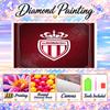 Monaco FC Diamond Painting Kit 5D Full Drill DIY Diamond Mosaic Wall Art Home Decor