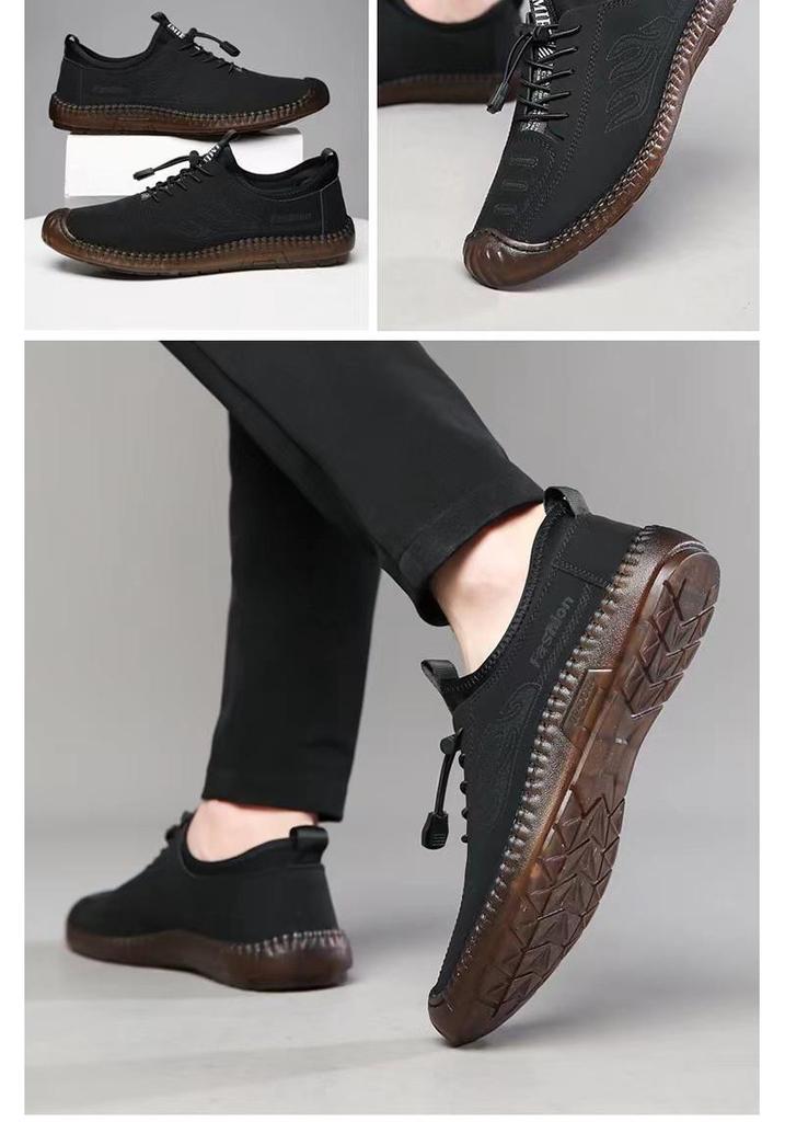 Men's Soft-Soled Breathable Casual Korean Fashion Driving Shoes