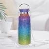 Bottle with Chain 500ml Glitter Vacuum Mug for Travel Drinking Kettle