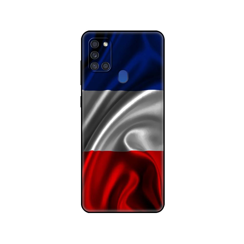 Black Tpu Case For Samsung Galaxy A50 50S A30S A10 A01 A11 A21S A31 A41 A51 A71 M21 M30S S10 LITE France Flag Paris Eiffel Tower