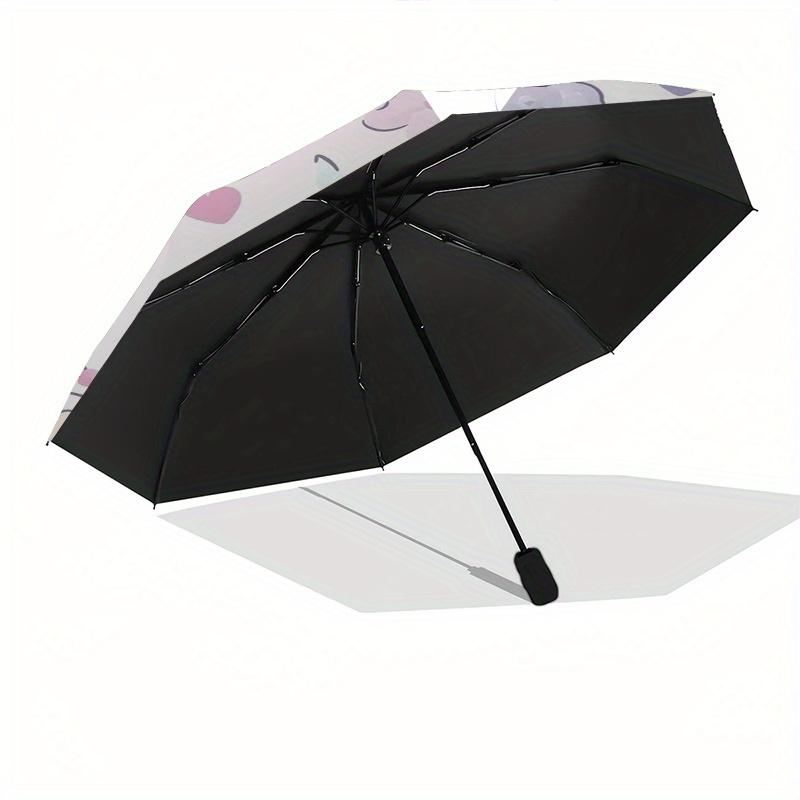 Hello Kitty,Flowers Automatic Umbrella-Foldable, Durable 8-Bone Design, Compact and Stylish, Great for Camping, Halloween, Christmas, Mother
