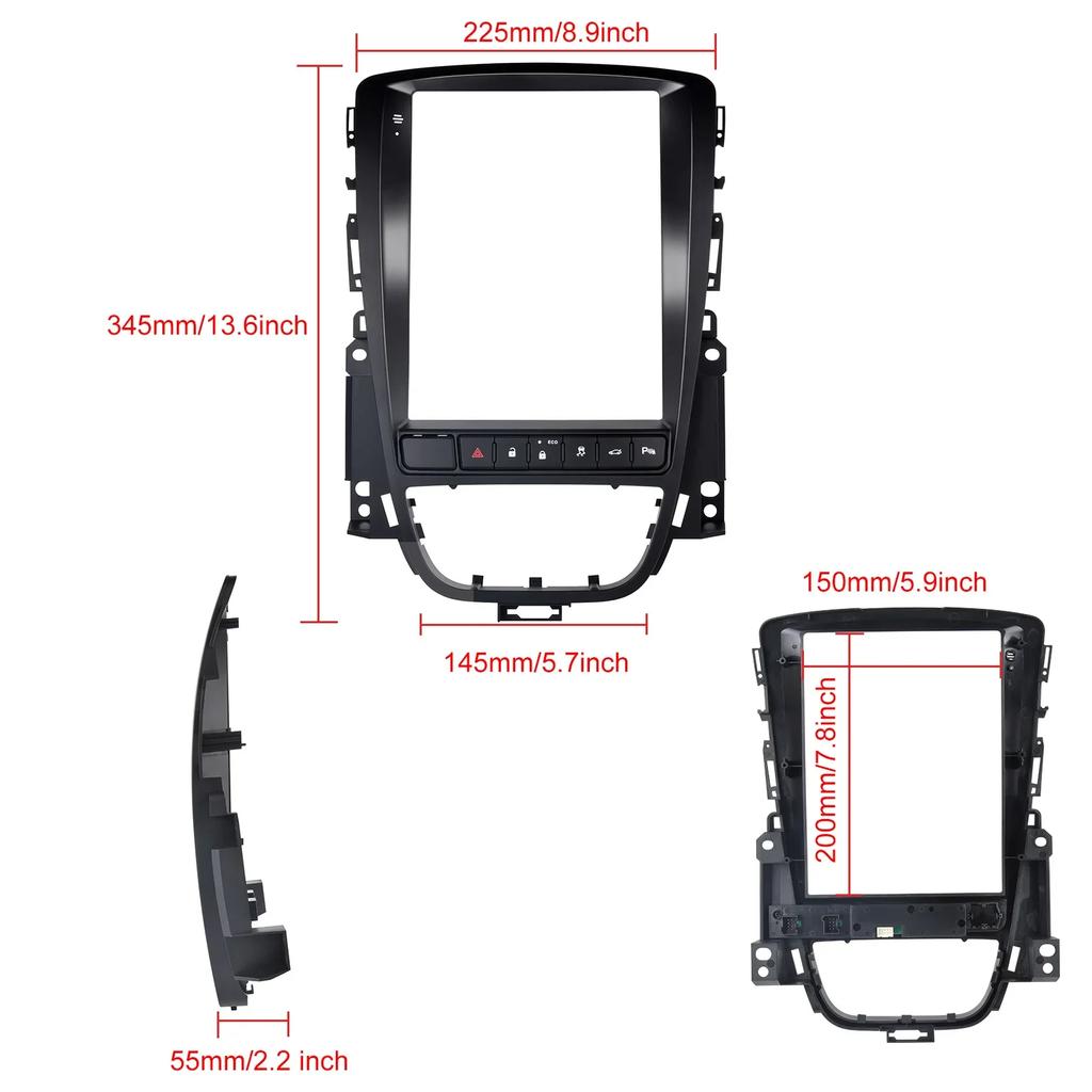 9.7inch For Opel Astra Buick Verano 2009-2015 Android 14 Car Radio Multimedia GPS Wireless  Carplay Screen Stereo