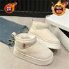 Lightweight Thick-soled Snow Boots Winter New Piled Thickened Short Tube Fluffy Short Cotton Boots Bread Shoes