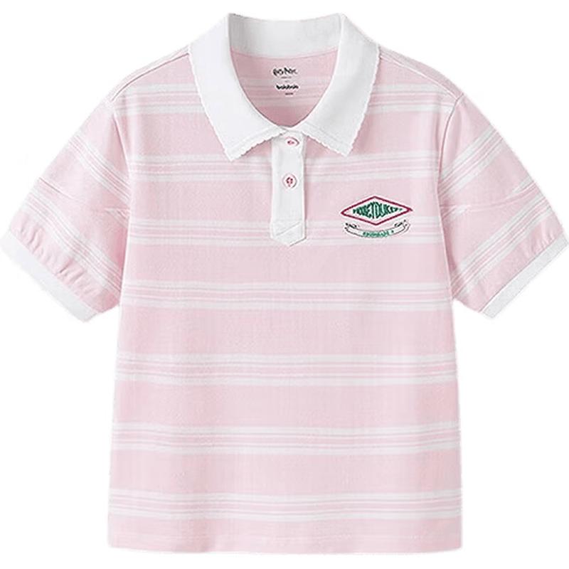 Balabala Girls' Short Sleeve Harry Potter Polo T-Shirt