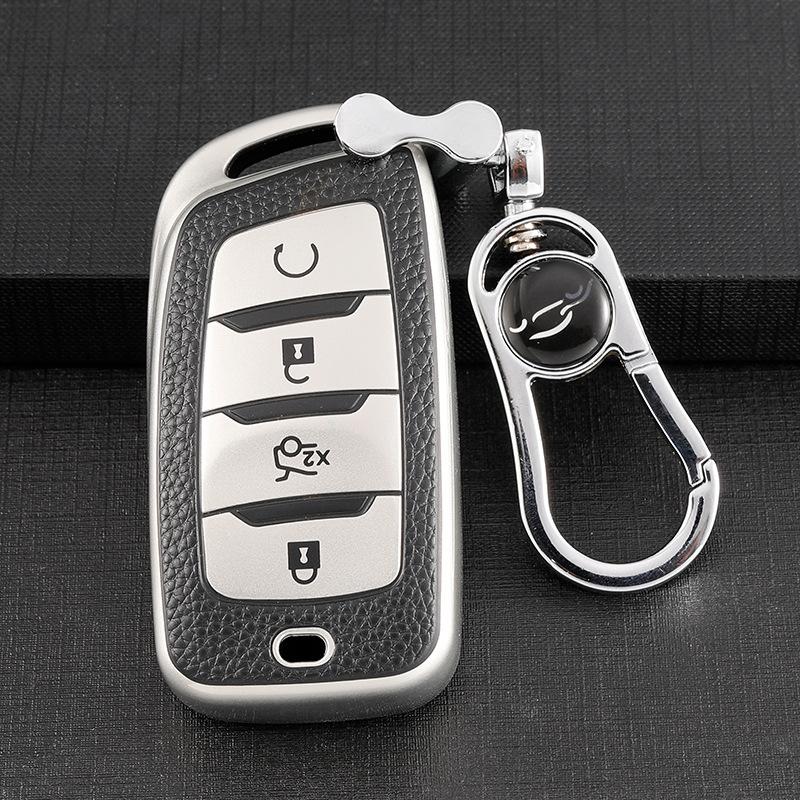 Suitable for Chang'ancs95Car Key sleevecs85CoupeBagcs35PlusCar Remote Control Buckle Key Case Cover