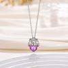 Temperament Cartoon Hollow Heart Pendant Love Clavicle Chain Accessories Women's Diamond Premium Necklace