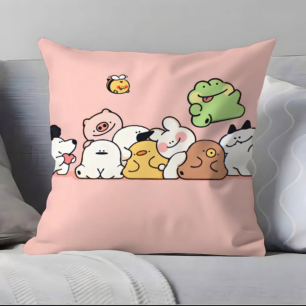Cute Ip Portrait Anime Pillow Case Pillowcase Soft Skin Friendly & Comfortable With A Hidden Zipper