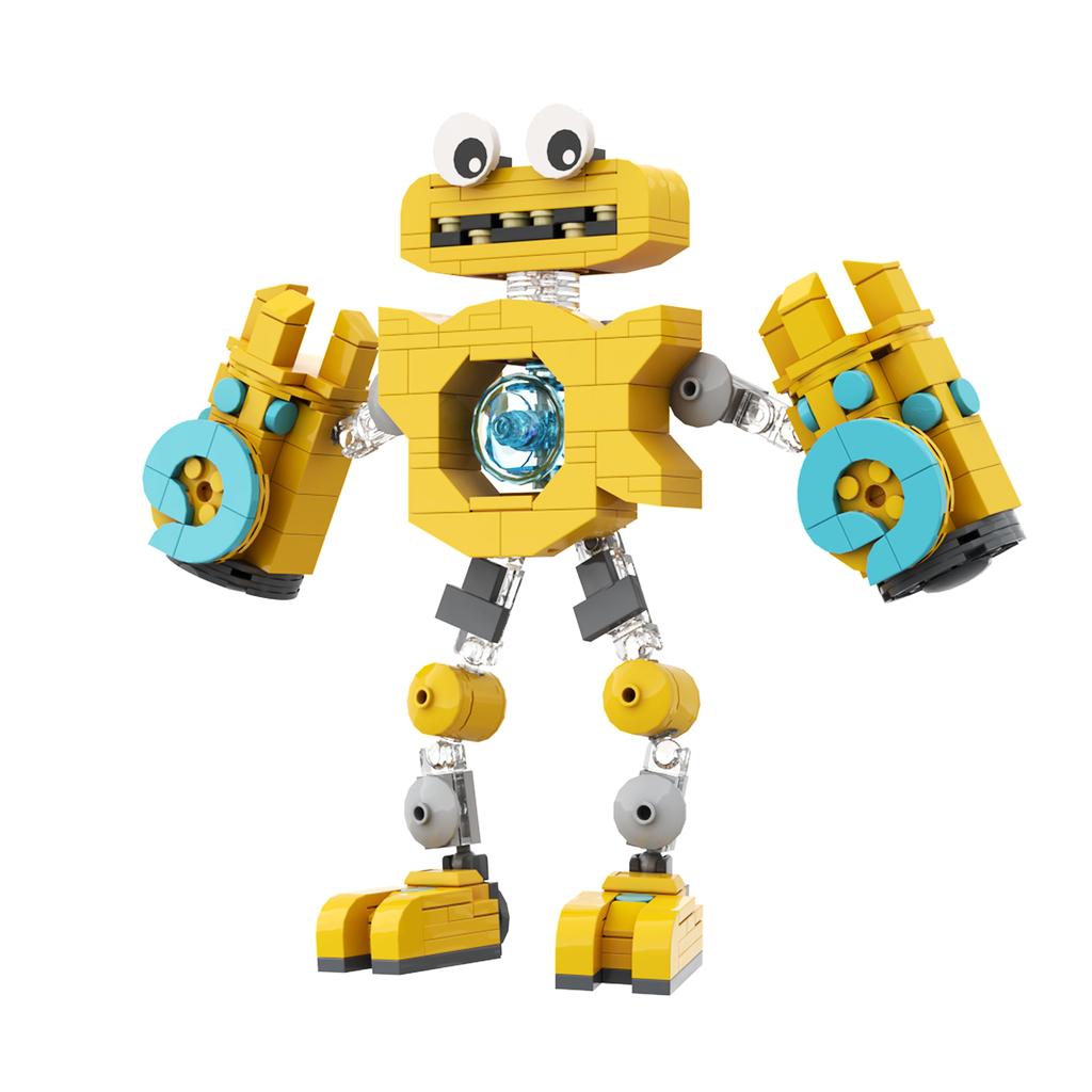 MOC My Singing Monster Set di Blocchi da Costruzione Robot Musicale Coro Mattoncini Gioco Mostro dei Cartoni Animati Mattoncini Giocattoli da Assemblare Regalo di Compleanno per Bambino