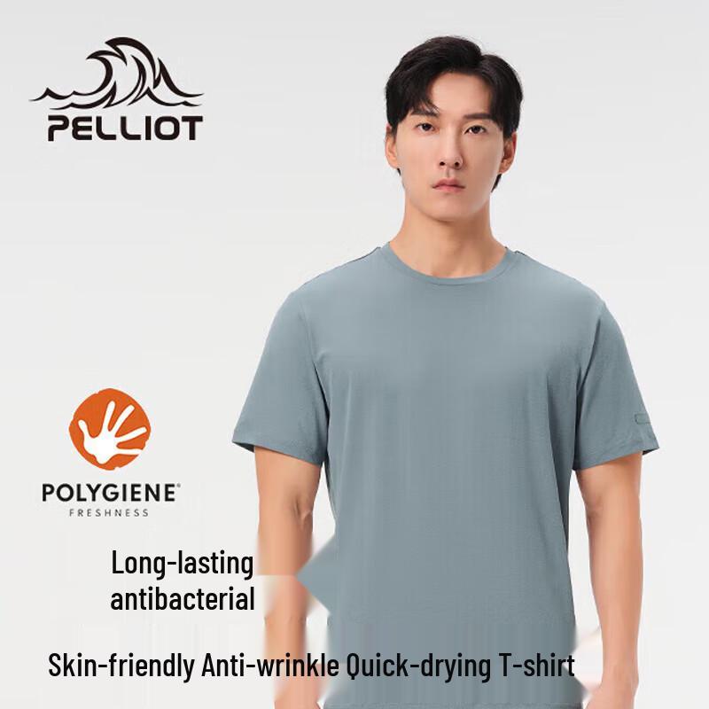 Pelliot Men's Comfortable Loose Short-Sleeve T-Shirt