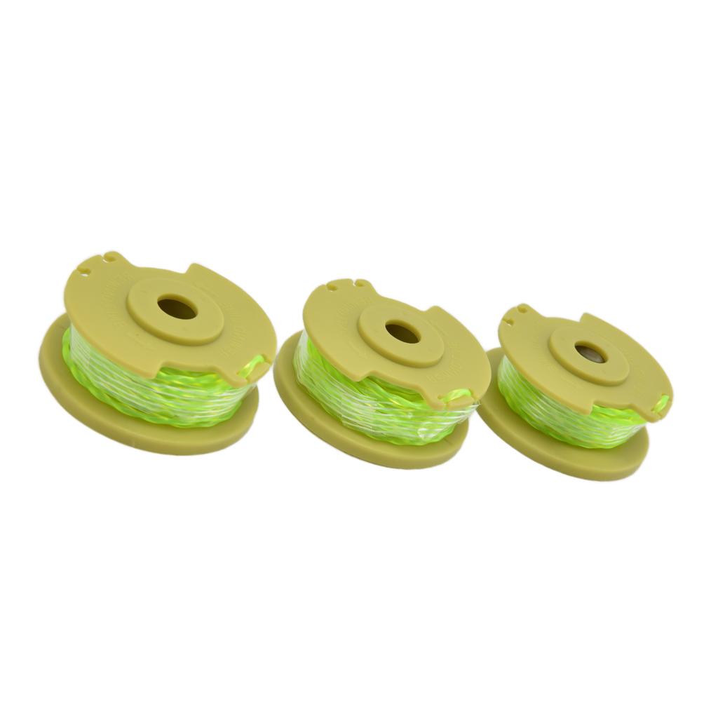 3Pcs Replacement Trimmer Line Spool Fit for Ryobi 0.08in 18V 24V 40V String Trimmer Parts