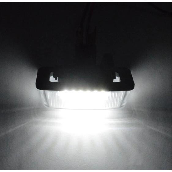 CanBus LED License Plate Lights For Toyota Corolla E11 Crown S180 Starlet EP91 Vios Previa ACR50 GSR50 number plate lamp