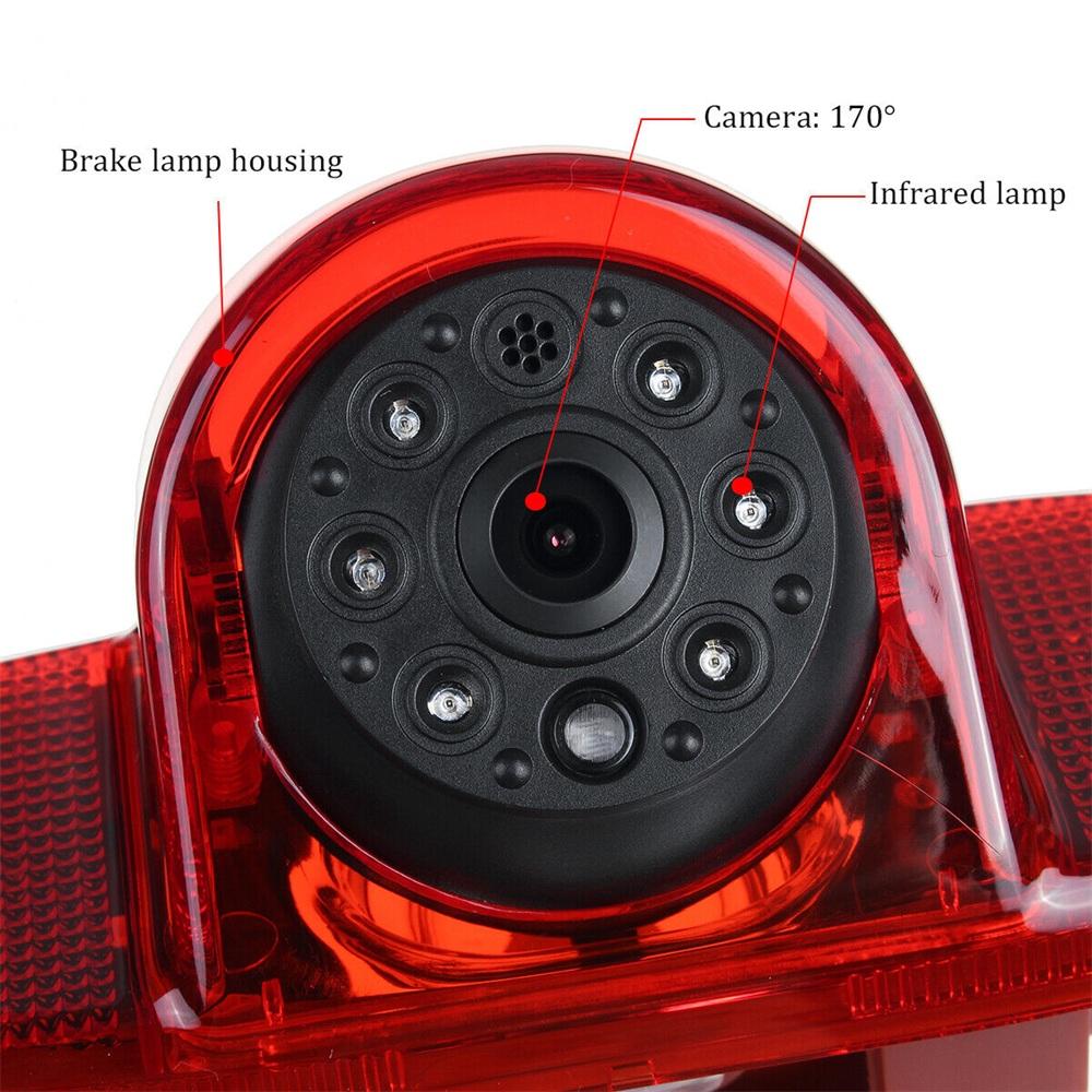 High Definition Waterproof IR Night Vision Rear View Backup Brake Light Camera For Renault Trafic MK2/Vauxhall/Opel Vivaro A X83