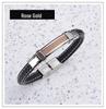 Men’s Luxury Stainless Steel & Microfiber Braided Bracelet