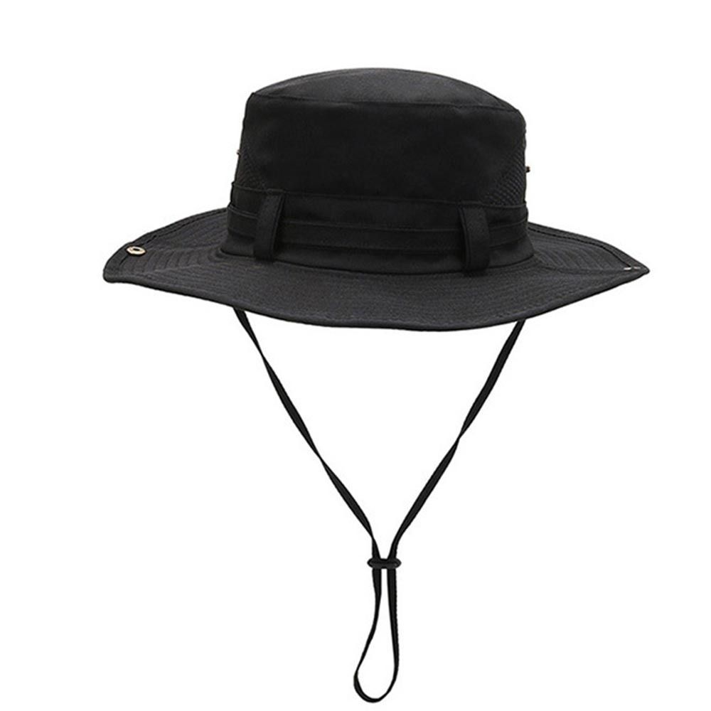 UV Protection Men Bucket Hat Wide Brim Sun Hat Fashion Hiking Hats