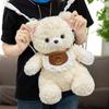 Cute Scarf Lace Teddy Bear Plush Toy Backpack With Detachable Strap Shoulder