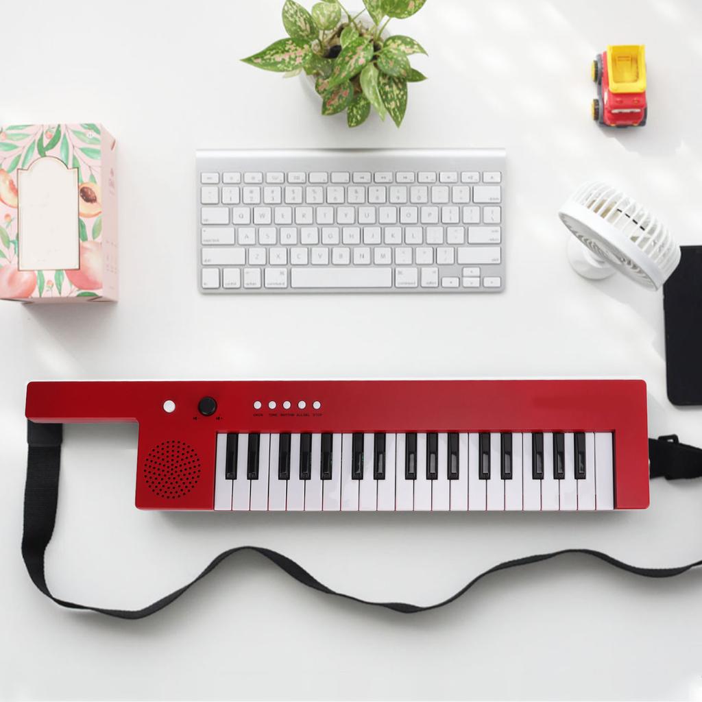 37 Key Keyboard Piano Portable Guitar Electronic Organ Mini Keytar Education Musical Instrument Guitar Keyboard Electronic Organ