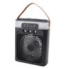 Portable Misting Fan 400ml Water Tank USB Desktop Essential Oil Aromatherapy Air Cooling Fan for Office Bedroom Black