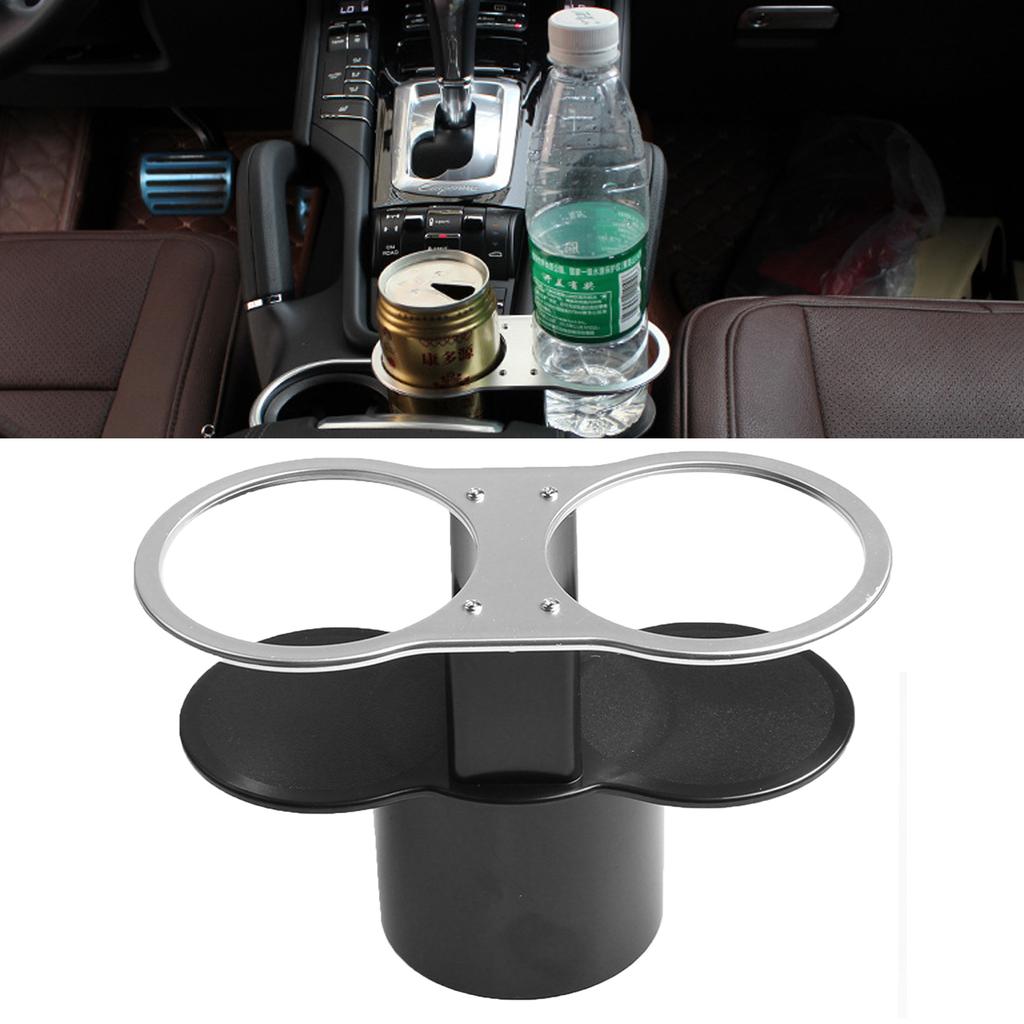 Universal Double Hole Car Cup Holder Drinks Support Automotive Mount Holder Stand Car Bracket Drink