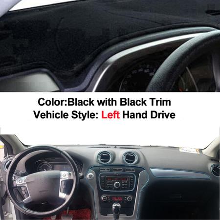 Car Dashboard Cover Dash Mat Carpet Cape For Ford Mondeo MK4 2007 2008 2009 2010 2011 2012 2013 LHD RHD Auto Sunshade  2 Layers