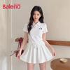 Baleno Damen Poloshirt & Faltenrock Set