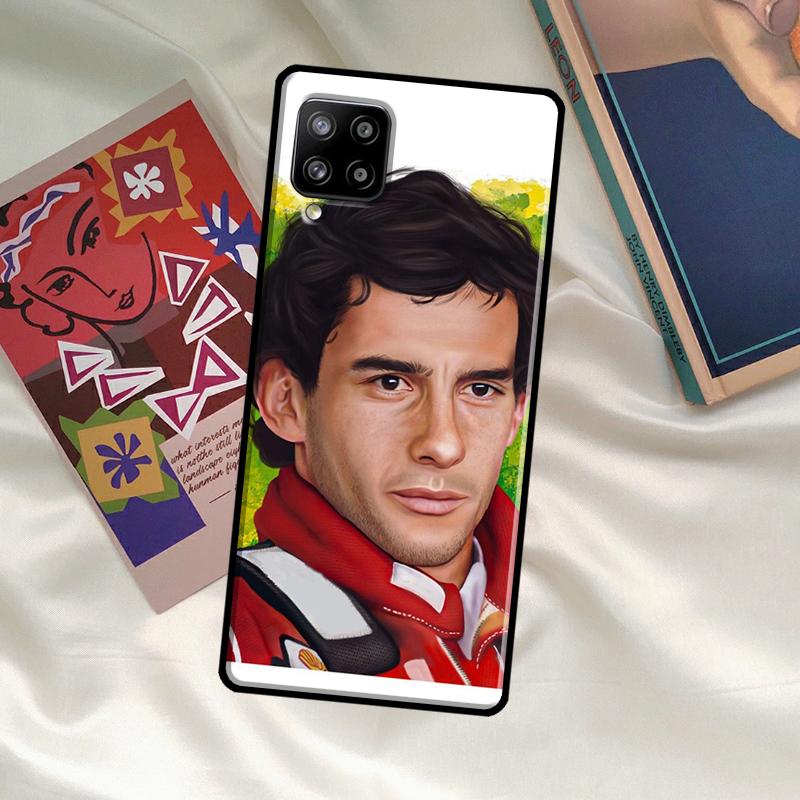 Racing Ayrton Senna Case For Samsung Galaxy A52 A32 A12 A33 A06 A16 A26 A36 A56 A15 A53 A13 A34 A54 A14 A35 A55