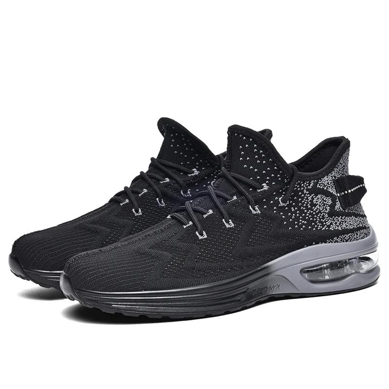 New Men's Air Cushioned Sports Shoes, Fashionable and Versatile, Breathable Mesh, Comfortable and Non Slip Running Shoes 39-46
